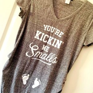 Mama to be T-shirt 🦶💙💖